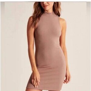 Abercrombie Blush Ribbed Mini Dress